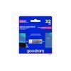 Flash disk GOODRAM USB + USB C 32GB stříbrný