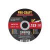 Kotouč řezný PROCRAFT 125x1.0mm
