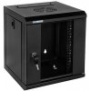 10" Rack skříň W3306 (6U 300mm, závěsná, černá)