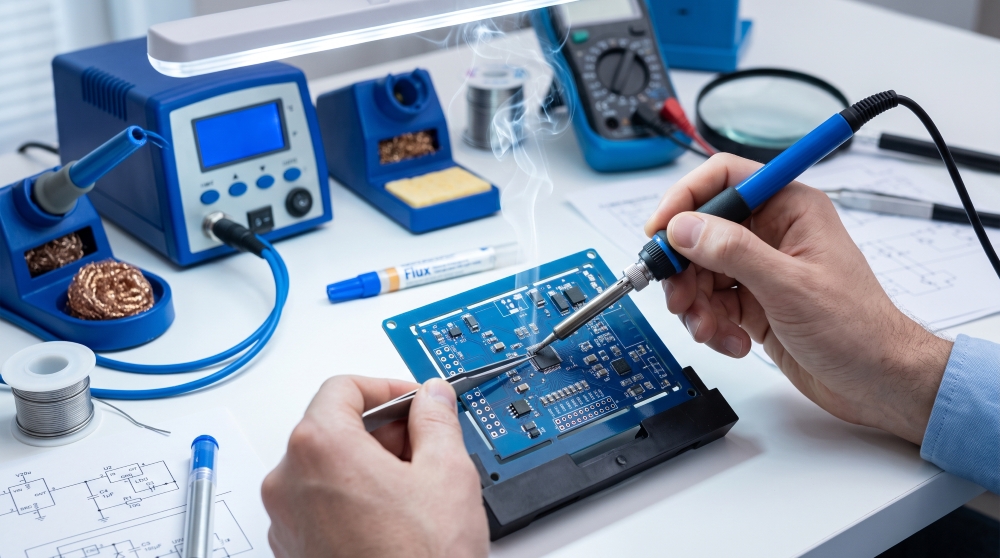 SMD és elektronikai forrasztás útmutató: eszközök, hőmérséklet, technika