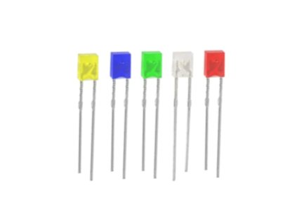 Led dióda négyzet 2x5x7mm (1)
