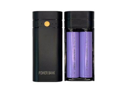 18650 Powerbank ház 2 akkumulátorhoz