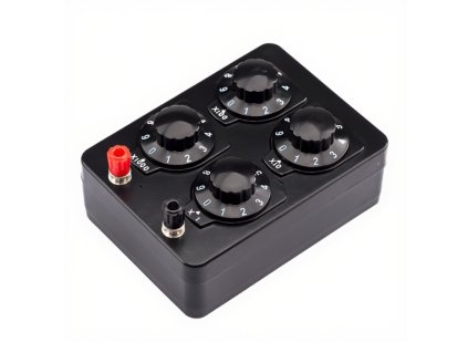 Állítható laboratóriumi precíziós ellenállás Dekád doboz (0 9999.9 Ω)1