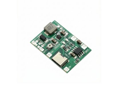 TP4056 Akkumulátor Töltő és DC Step Up Modul (4.3 27V)1