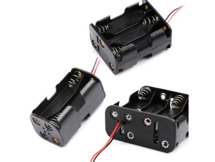 AA Elemtartó kétoldalú 4 6 8 elemhez4