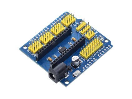 Arduino Nano V3.0 Shield Bővítő panel GPIO kivezetéssel