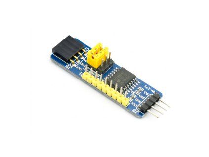 PCF8574 I2C GPIO bővítő modul (8 bit IO expander) Arduino és ESP32 projektekhez