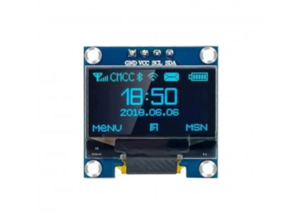 OLED Kijelző mikrokontrollerekhez (kék) (2)