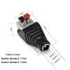 DC csatlakozó pár – 5,5×2,1mm csavaros / csavarmentes
