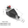DC csatlakozó pár – 5,5×2,1mm csavaros / csavarmentes