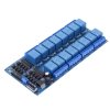 Relé modul tizenhat relével Tizenhat csatornás relé modul 12V (1)