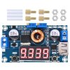XL4015 5A DC DC feszültségcsökkentő modul LED kijelzővel és USB kimenettel2