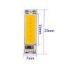 COB LED chip 25mm 1W mini fényforrás 110lm/W