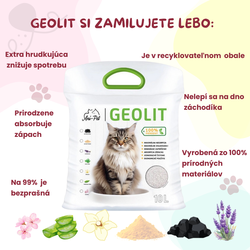 Mačacia podstielka GEOLIT