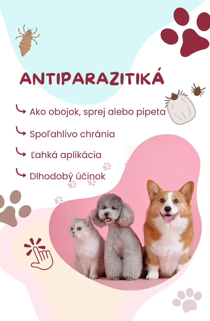 Antiparazitiká pre psov a mačky