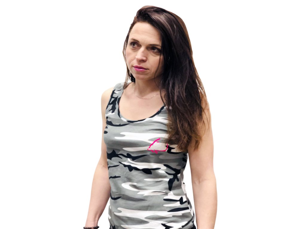 LK Baits dámske tielko Maskáč XXL