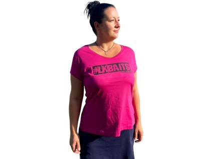 LK Baits dámske tričko Fuchsiová vel.2XL