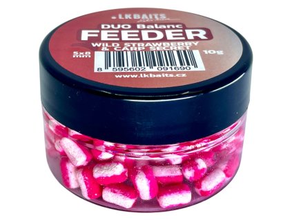 LK Baits Balans Duo Feeder Wild Strawberry & Carp Secret, 5x8mm, 10g