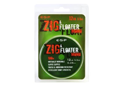 ESP vlasec Zig&Floater Mono 100m 12lb 0,28mm 5,5kg