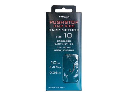 Drennan nadväzca Pushstop H'Rig Carp Method Barbless vel.12 / 8lb
