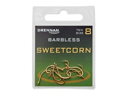 Drennan háčiky bez protihrotu Sweetcorn Barbless veľ. 16