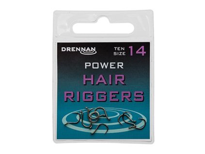 Drennan háčiky bez protihrotu Power Hair Riggers Barbless veľ. 18