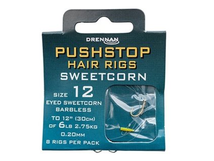 Drennan nadväzce Pushstop H'Rig Sweetcorn Barbless vel.8 / 8lb