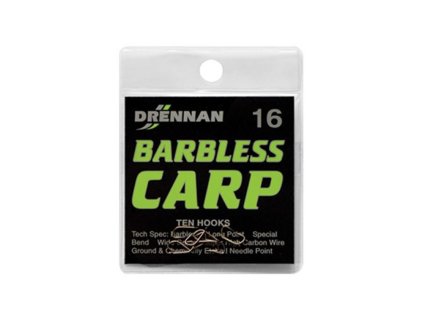 Drennan háčiky bez protihrotu Carp Barbless veľ. 20