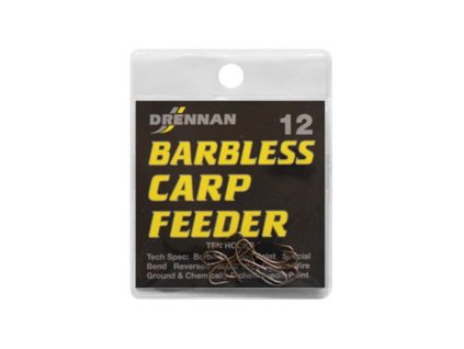 Drennan háčiky bez protihrotu Carp Feeder Barbless veľ. 14