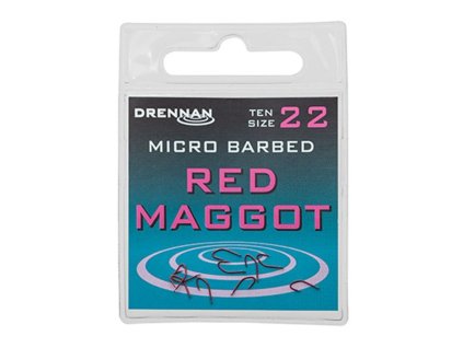 Drennan háčiky Red Maggot veľ. 20