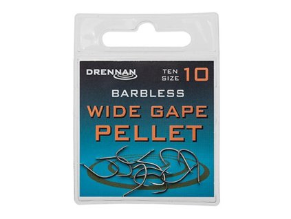 Drennan háčiky bez protihrotu Wide Gape Pellet Barbless veľ. 20