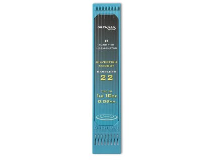 Drennan hotový náväzec Silverfish Maggot Barbless - háčik č.22 - 0,09 mm - 0,74 kg