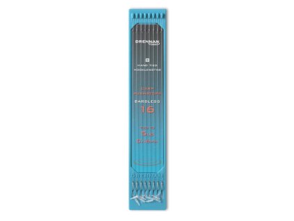 Drennan hotový náväzec Carp Pushstop Barbless-háčik č.16-0,16mm-2,27kg