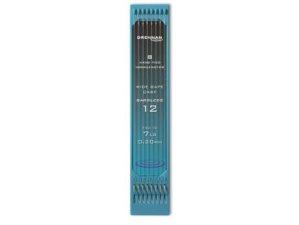 Drennan hotový náväzec Wide Gape Carp Barbless-háčik č.12-0,20mm-3,18kg