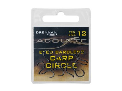 Drennan háčiky Acolyte Carp Circle Barbless vel.12