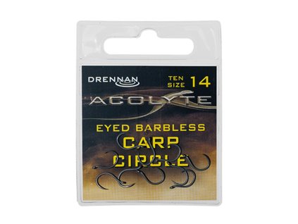 Drennan háčiky Acolyte Carp Circle Barbless vel.14