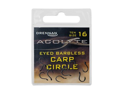 Drennan háčiky Acolyte Carp Circle Barbless vel.16
