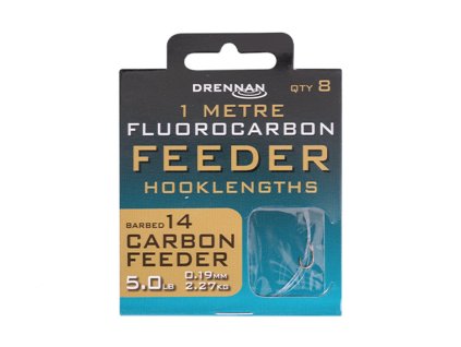 Drennan náväzce Fluorocarbon Feeder Carbon Feeder vel.14 / 5,0lb