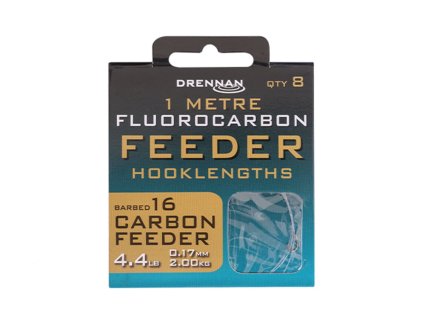 Drennan náväzce Fluorocarbon Feeder Carbon Feeder vel.16 / 4,4lb