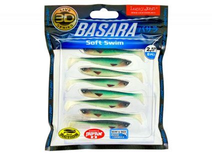 Lucky John 3D Basara Soft Swim 2,5" farba PG07 - 8ks