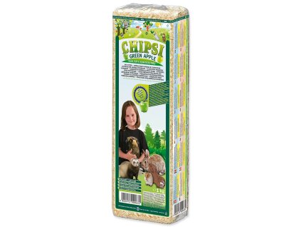 CHIPSI PLUS GREEN APPLE hobliny pre hlodavce Jablko 15L (1kg)