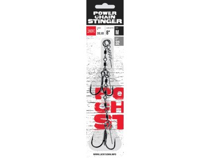 Lucky John Stinger Power Chain L 3,5 +7 cm, háčiky #3/0+2/0