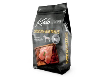 kudo dog lg junior all size chicken vegetables 12kg