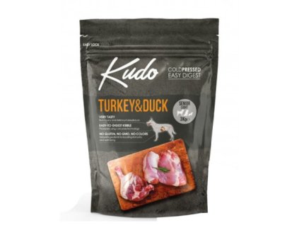 kudo dog lg seniorlight all size turkey duck 3kg