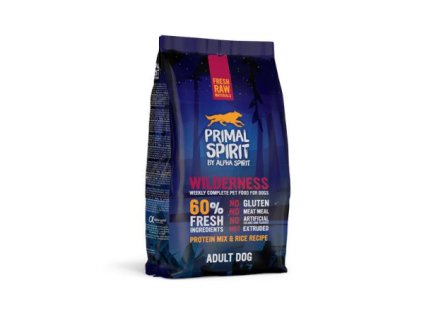 primal spirit dog 60 wilderness 1kg
