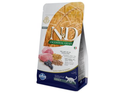 Krmivo N&D Cat Ancestral Grain Chicken, Spelt, Oats & Blueberry 1,5kg