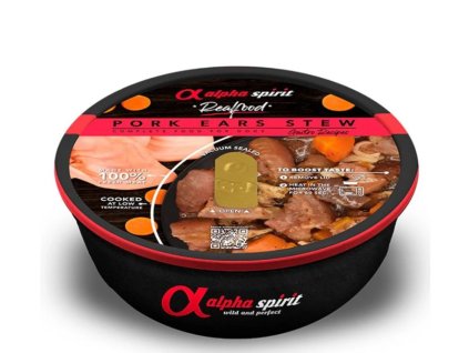 Alpha Spirit Dog Realfood Bravčové uši guláš 280g
