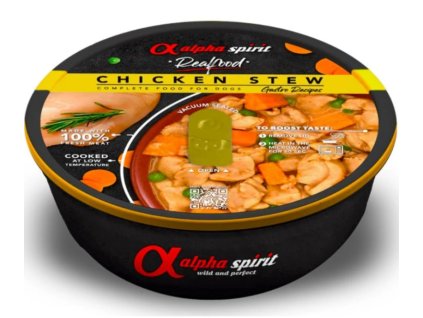 Alpha Spirit Dog Realfood Kurací guláš 280g