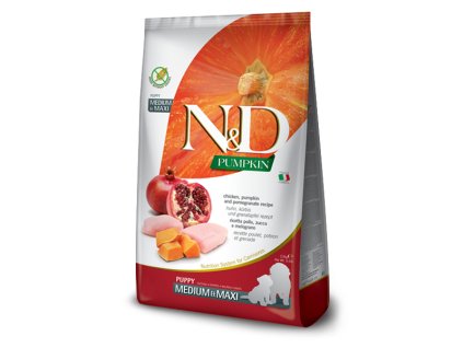 717 06 nd pumpkin puppy medium maxi chicken pomegranate [400x600pxl]@img farmina site