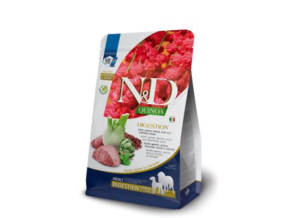 1029 44 N&D QUINOA canine FRONT RIGHT DIGESTION Medmaxi 2.5kg[400x600px]@ img farmina site (2) (1)